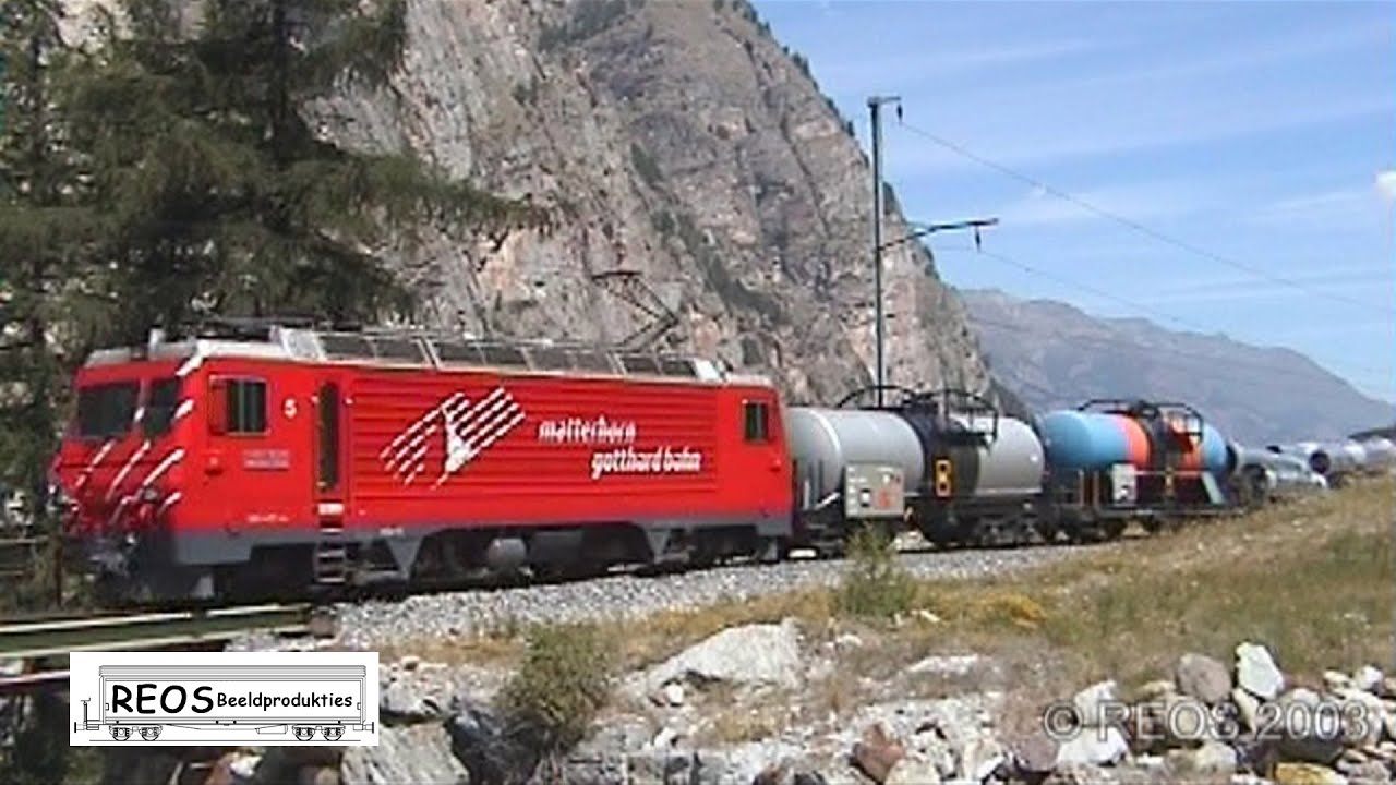 2003 [SDw] From BVZ to MGB part 7 of 9 - Herbriggen to Randa , CLASSIC BVZ, Crocodile,  Freight