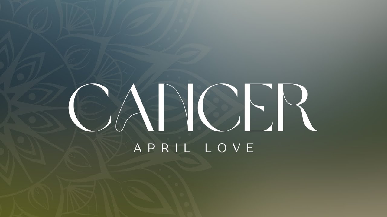 CANCER: Someone Still Feels Your Absence Like a Shadow! I think you should know this | APRIL LOVE