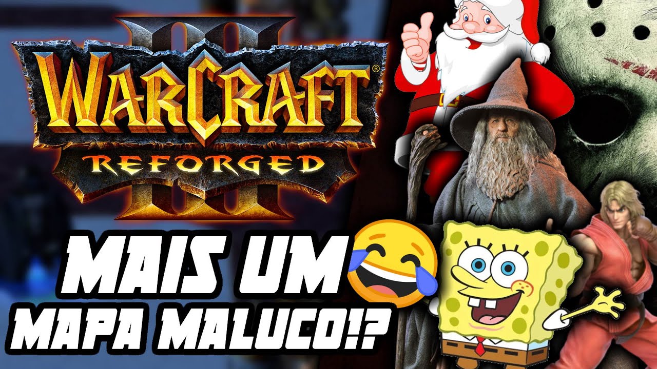WARCRAFT 3 REFORGED: MAPA DA PORRADA MALUCA! Fictional Showdown Alpha, WC3 remaster custom gameplay