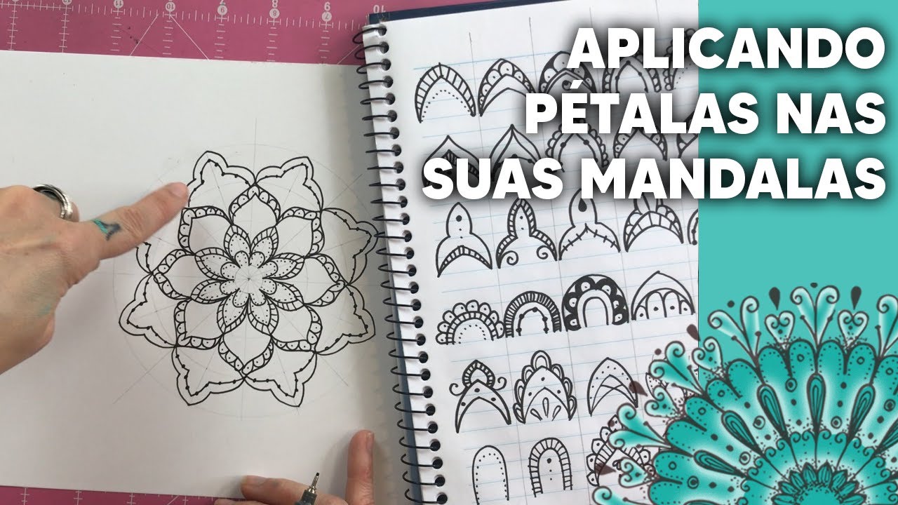 PASSO A PASSO DE COMO APLICAR PÉTALAS NAS SUAS MANDALAS | Taty Alencar