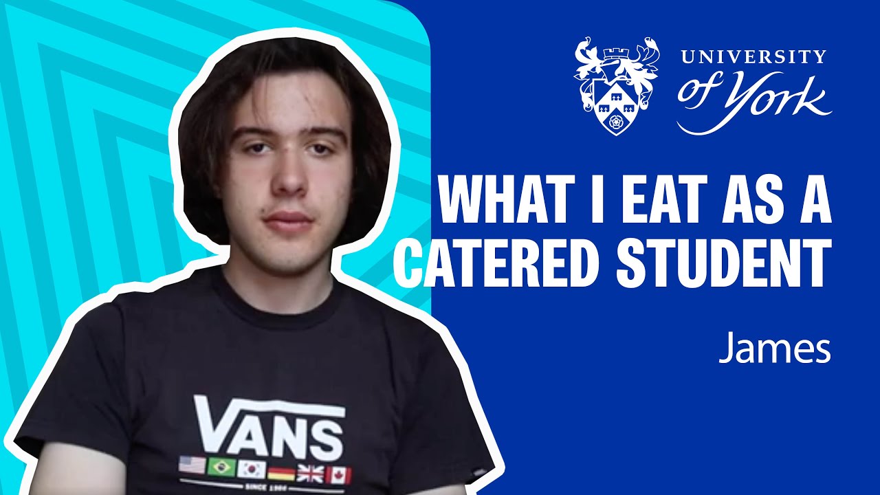 What I eat in a week in my catered accommodation at York