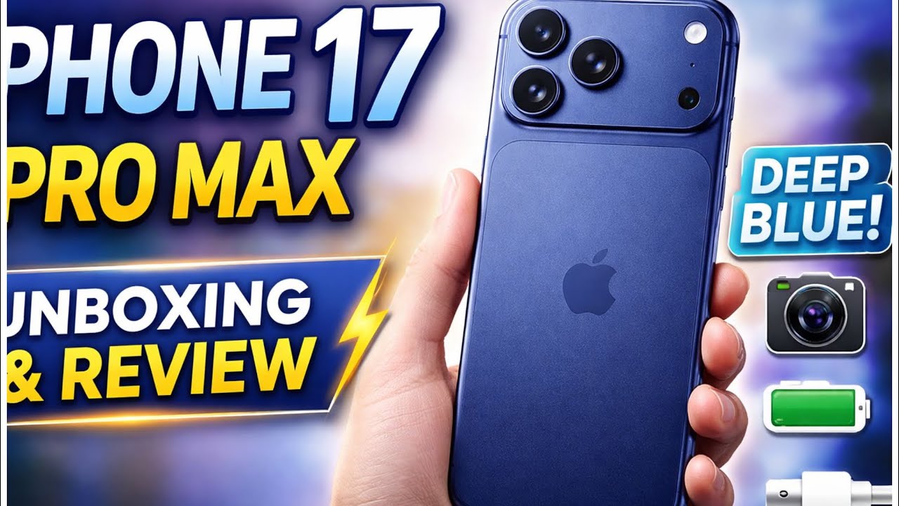 Распаковка и полный обзор iPhone 17 Pro Max Deep Blue | Стоит ли обновляться?