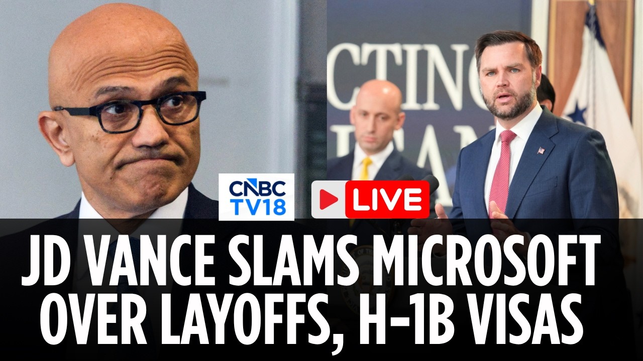 JD Vance LIVE: US VP's Historic Crackdown On H1-B Visa & Green Card | Vance On H1B | N18G