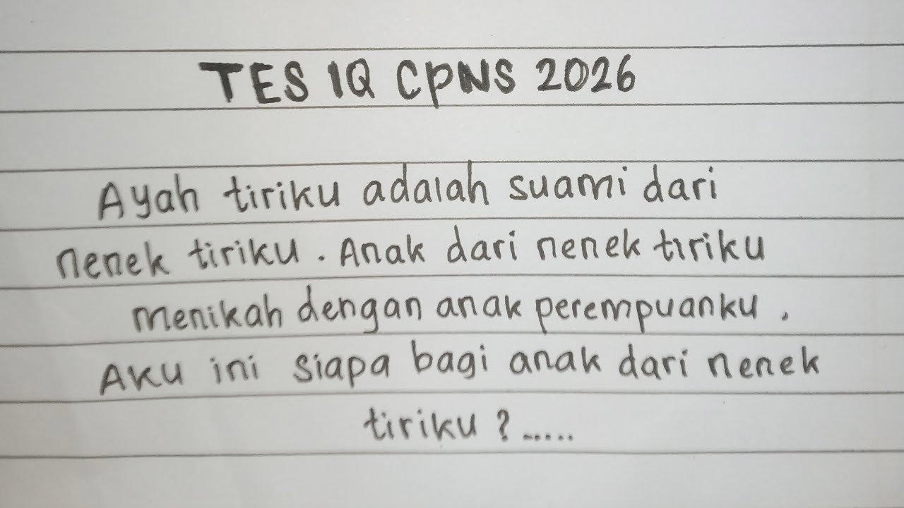 TES IQ CPNS 2026