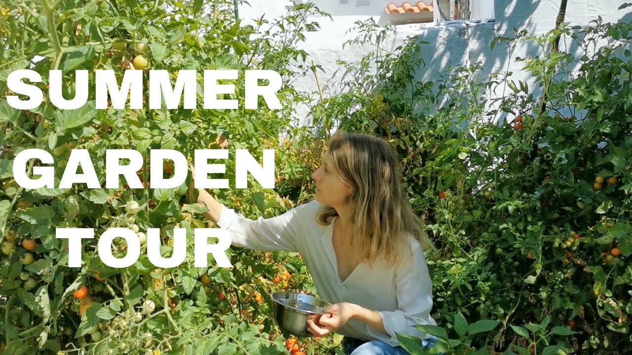 Summer Garden Tour - Gardening in Portugal - Permaculture Garden