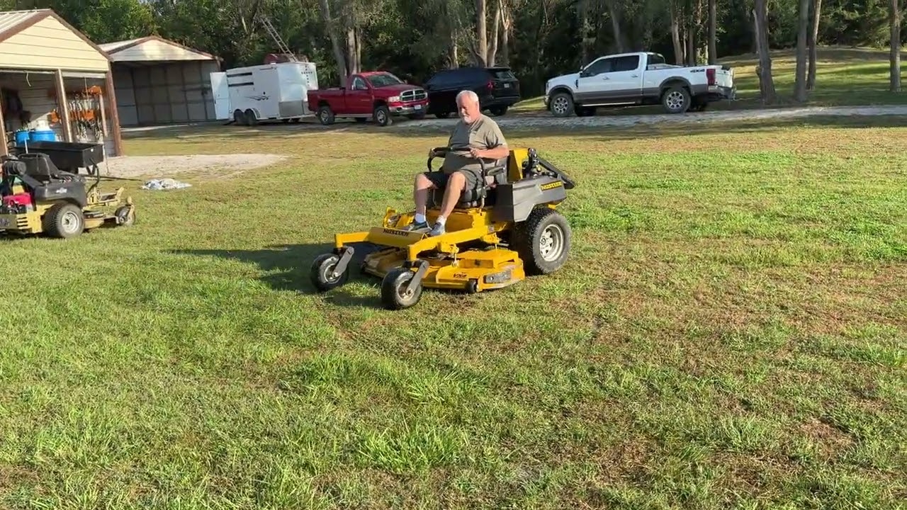 Lot 6-Hustler Super Z Zero Turn Mower Selling at Auction