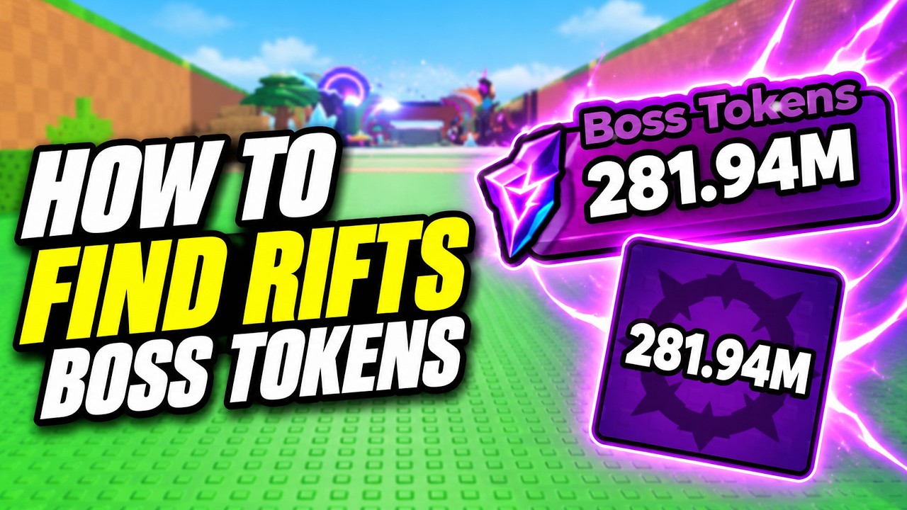 How to FIND RIFTS & GET BOSS TOKENS in STEAL AN EGG Roblox