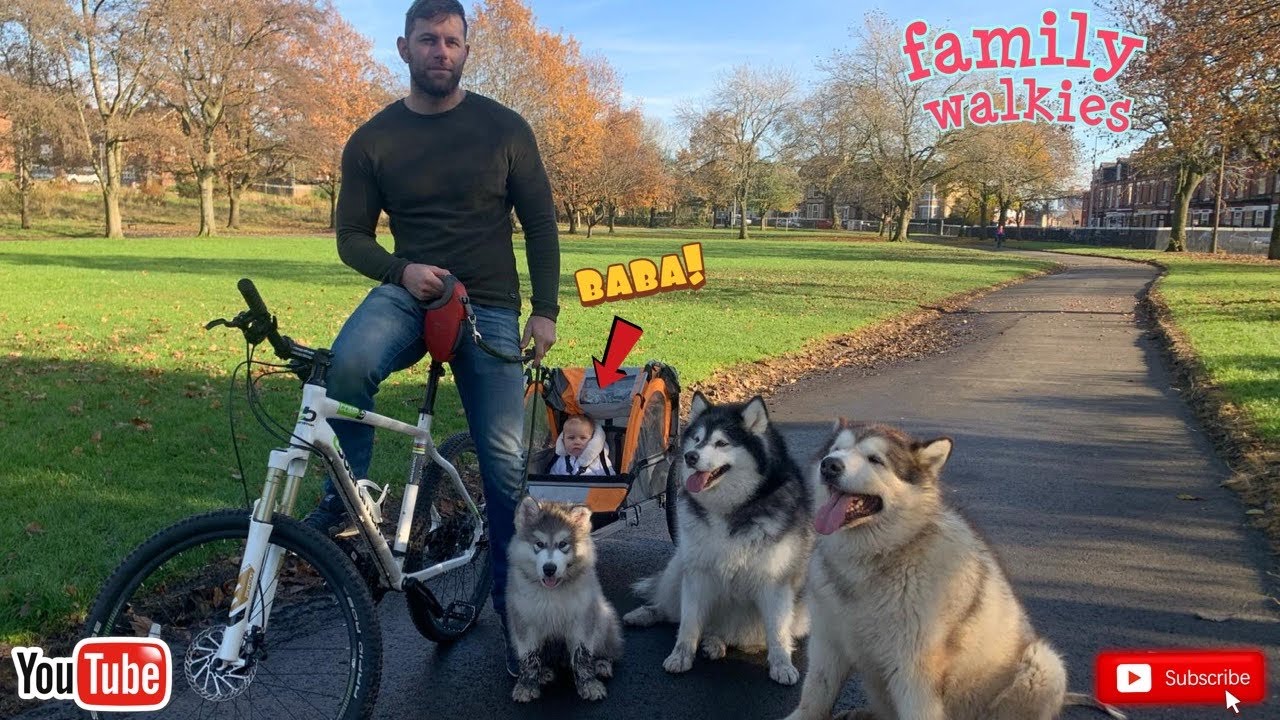 Mia's First Bike Ride And Puppy's First Walkies! (So Cute!!)