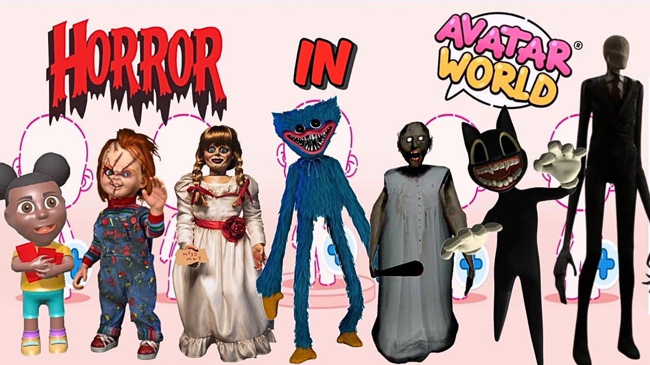 I Created 7 SCARY Characters in Avatar World! 👻 (You Won’t Sleep After This)