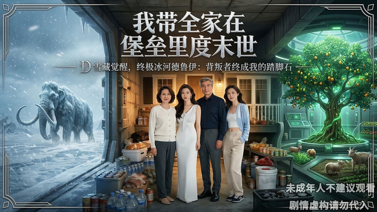 我重生到丧尸末世前一年，拿着千万奖金疯狂囤货，把别墅改造成地下堡垒！【我带全家在堡垒里度末世】#末世重生 #囤货生存 #丧尸剧情 #天天剧场