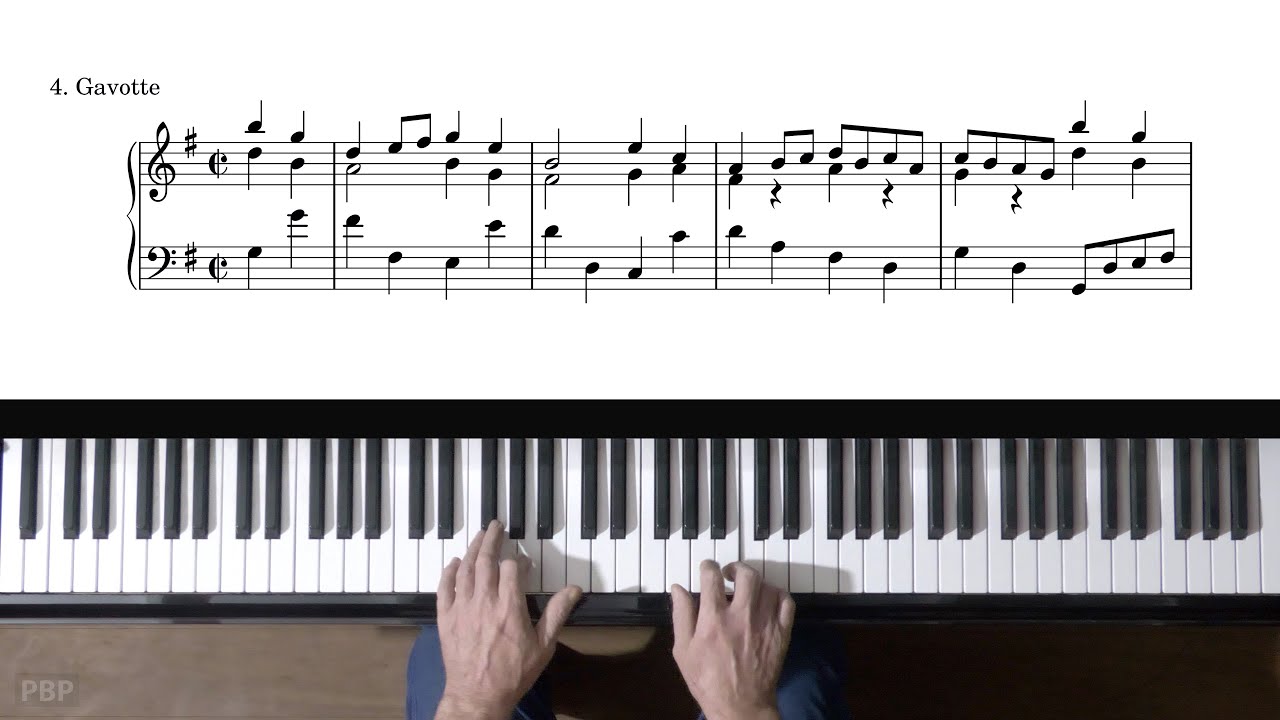 Bach French Suite No 5 