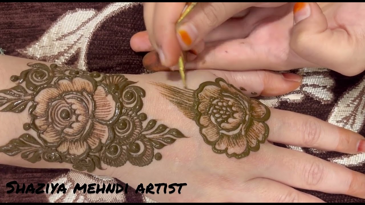 Khafif Mehndi Tutorial ✨ Full Hand Easy Design | Step by Step for Beginners 