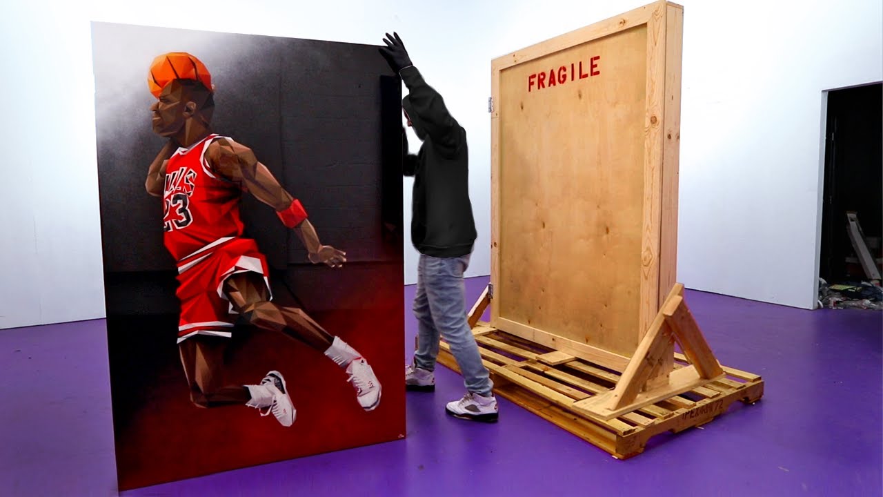 this video is the Michael Jordan of Shipping Crate Videos (*BIG PAINTING) 🖼 📦 ✨