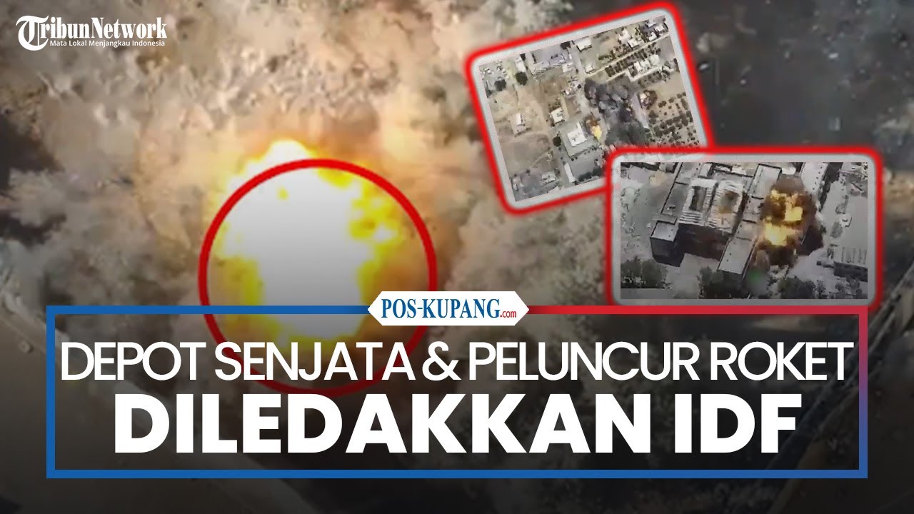 IDF Hancurkan Peluncur Roket,Terowongan dan Depot Senjata Hamas di Jalur Gaza