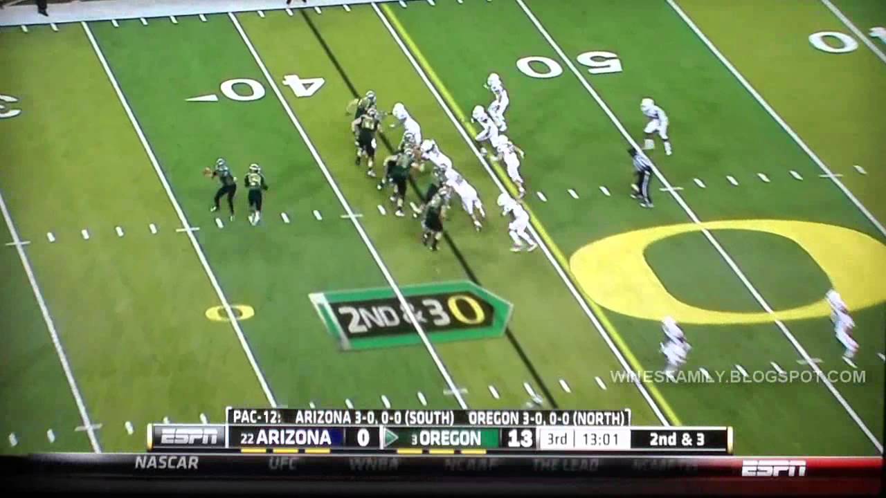 Oregon Highlights vs Arizona 9/22/2012