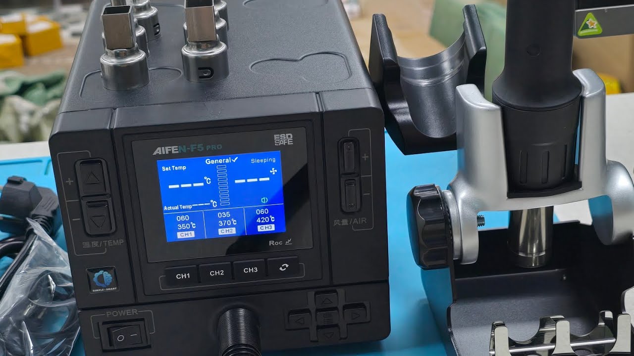 Review Hướng dẫn sử dụng máy khò Aifen F5 Pro