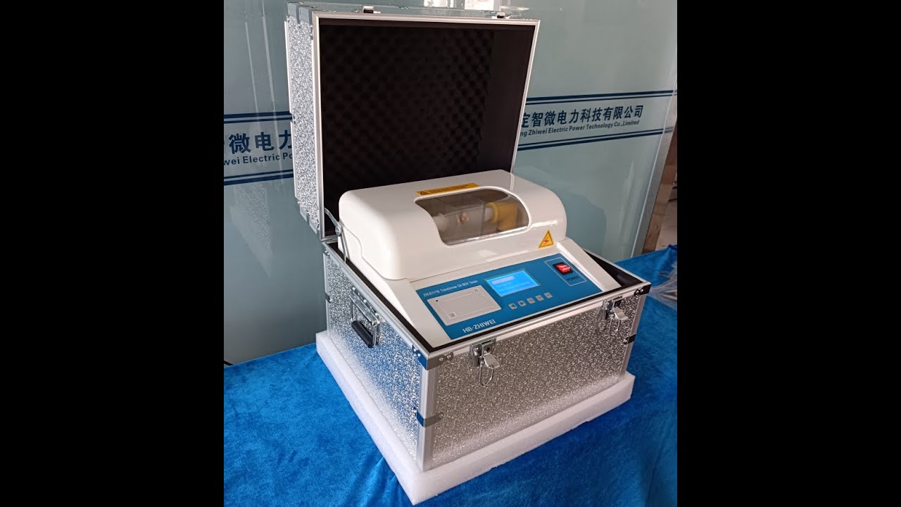 #180# Portable BDV for Transformer oil test  Transformer Oil Breakdown Voltage test   ZWJD111B