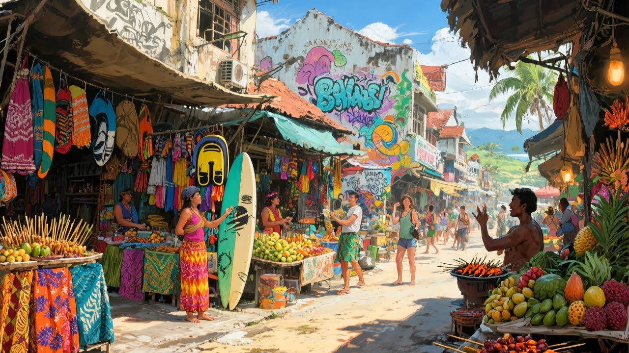 Kuta, Bali🇮🇩 Discover Bali&rsquo;s Most Famous Beach Destination! (4K HDR)