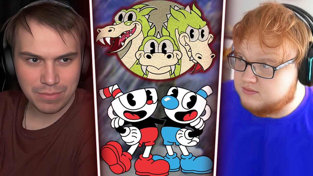 ГЛЕБ и ХЕЛИН ИГРАЮТ в Cuphead #1 / НЕПРОХОДИМЫЙ ДРАКОН | Sasavot
