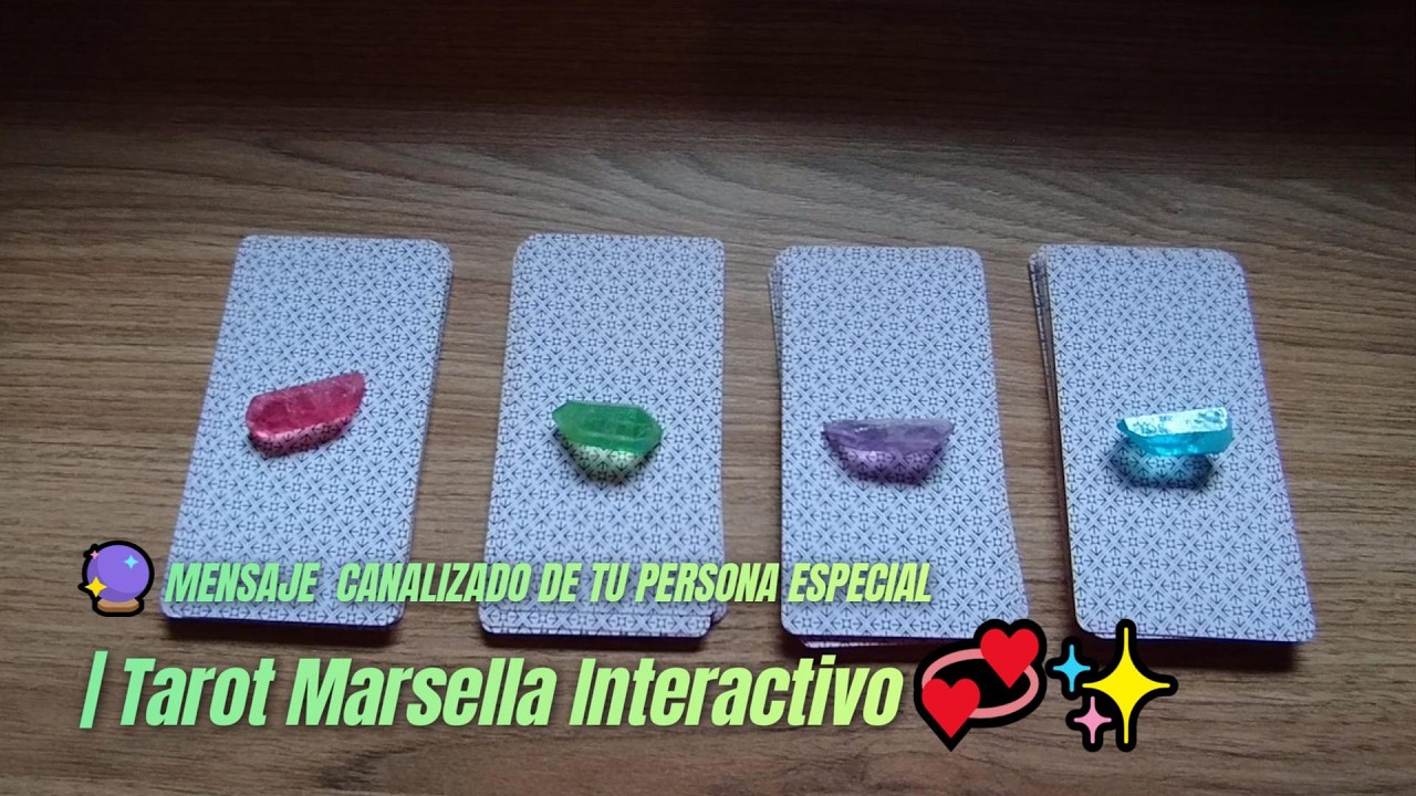 🔮 MENSAJE CANALIZADO DE TU PERSONA ESPECIAL 💌 ¿Qué siente realmente? | Tarot Marsella Interactivo 💞✨