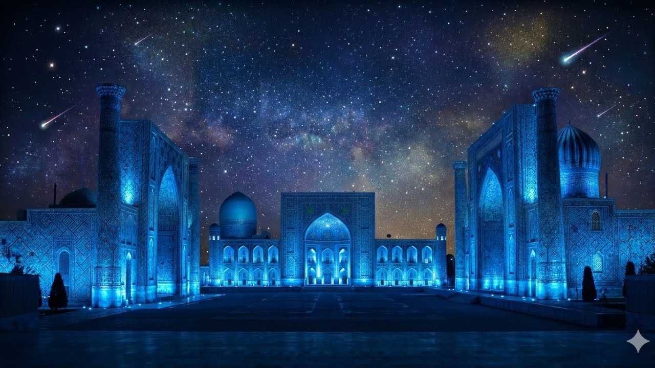 Magical Samarkand: 1 Hours of Peaceful Music at Registan Square 