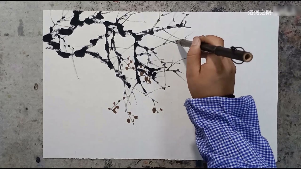 Spring and water - Chinese Ink Painting