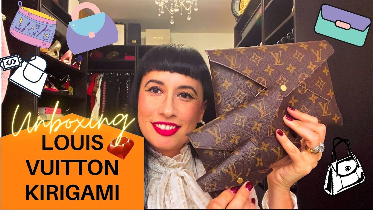 LOUIS VUITTON - KIRIGAMI - UNBOXING & WHAT FITS INSIDE?! | CLARA SALGUEIRO