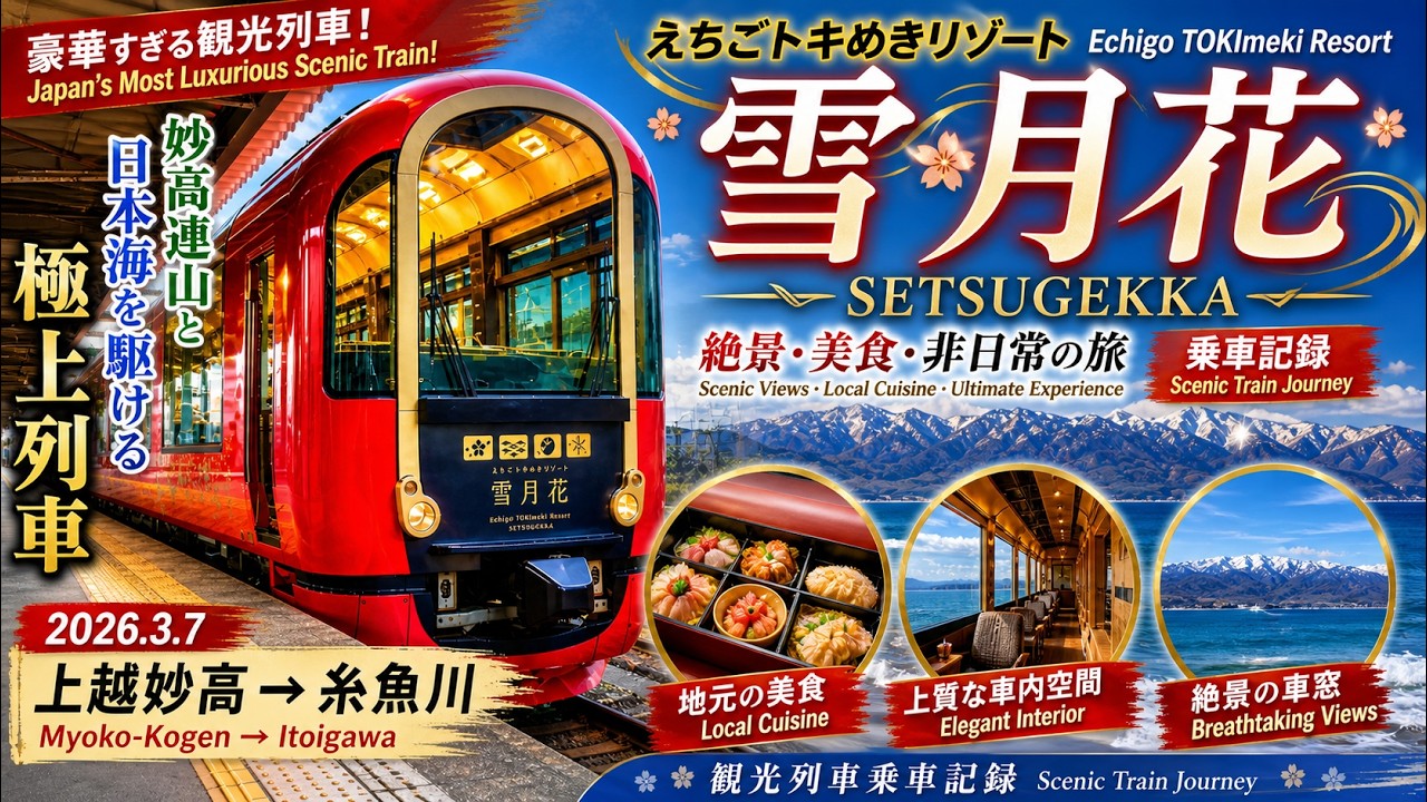 えちごトキめきリゾート雪月花乗車体験記