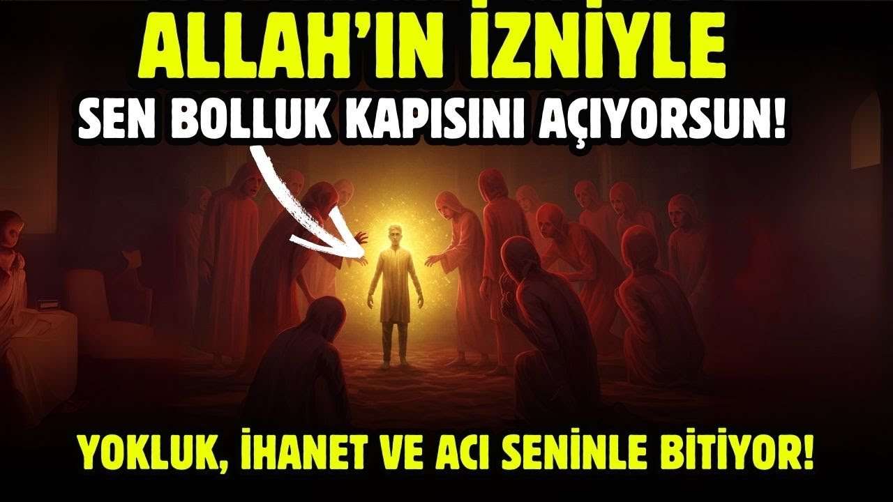 ALLAH'IN İZNİYLE SEN BOLLUK KAPISINI AÇIYORSUN! YOKLUK İHANET VE ACI SENİNLE BİTİYOR!