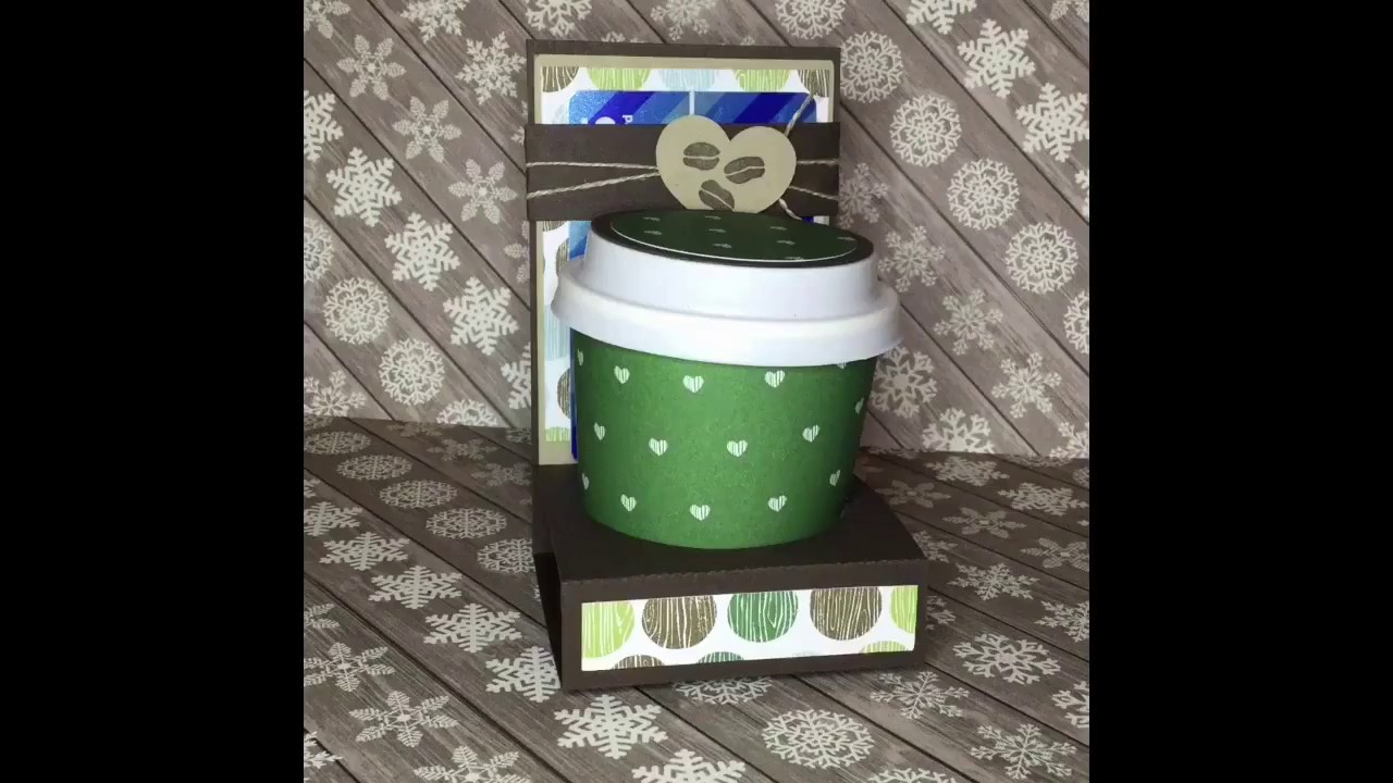 5 Minute Friday Mini Coffee Cup Gift Holder & Free SVG