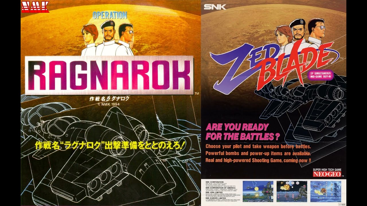 【UniBIOS v4.0・Neo•Geo】NMK ZED BLADE・Operation Ragnarok - Original Soundtrack