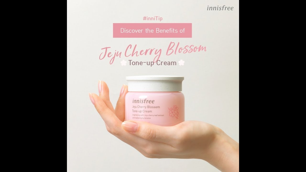 Discover the Benefits of Jeju Cherry Blossom Tone-up Cream #inniTip