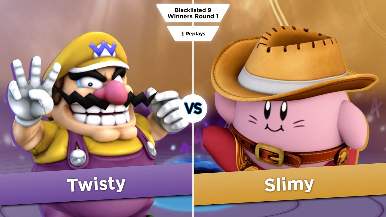 Blacklisted 9 WR1 - Twisty (Wario) vs Slimy (Kirby, Zelda)