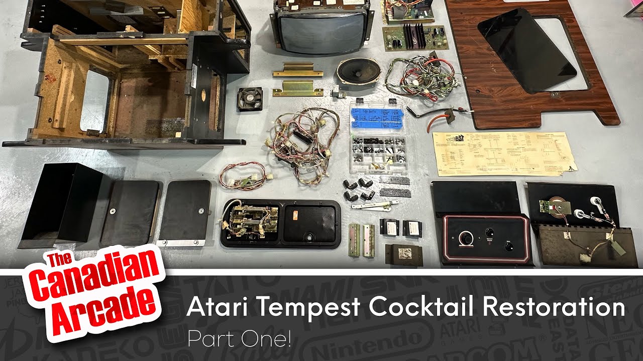 Atari Tempest Cocktail Restoration Part 1