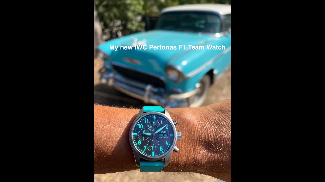 I pick up my new IWC Petronas AMG F1 Miami watch