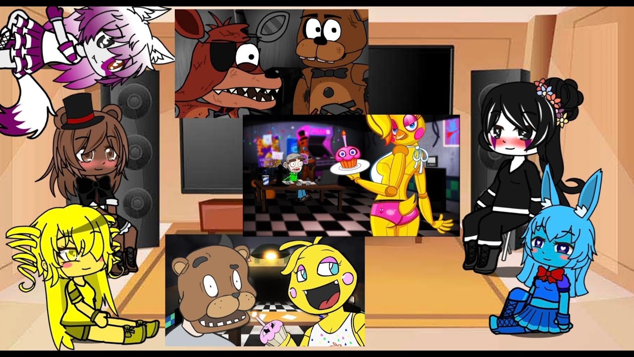 FNIA 2 reacts to FNAF 2 Animated [Markiplier, Jacksepticeye, etc.]