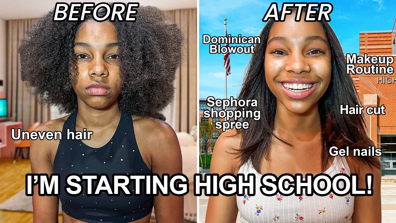 24 Hour Glow Up Challenge BEFORE STARTING HIGH SCHOOL!