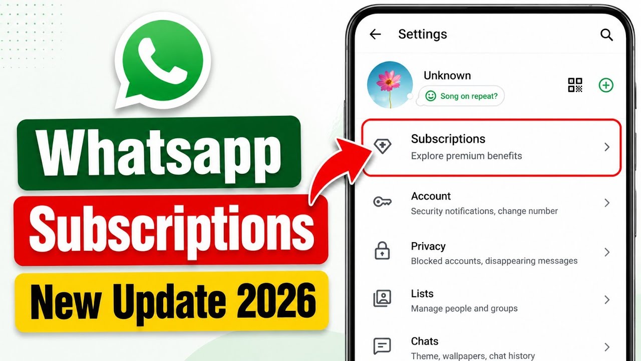 Whatsapp Subscription New Update 2026 | Whatsapp Plus Subscription New Features 2026