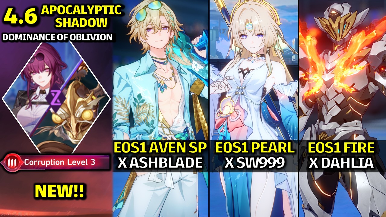 NEW Apocalyptic Shadow 4.6 | E0S1 Pearl, E0S1 Aventurine SP, E0S1 Firefly | HSR 4.6 BETA