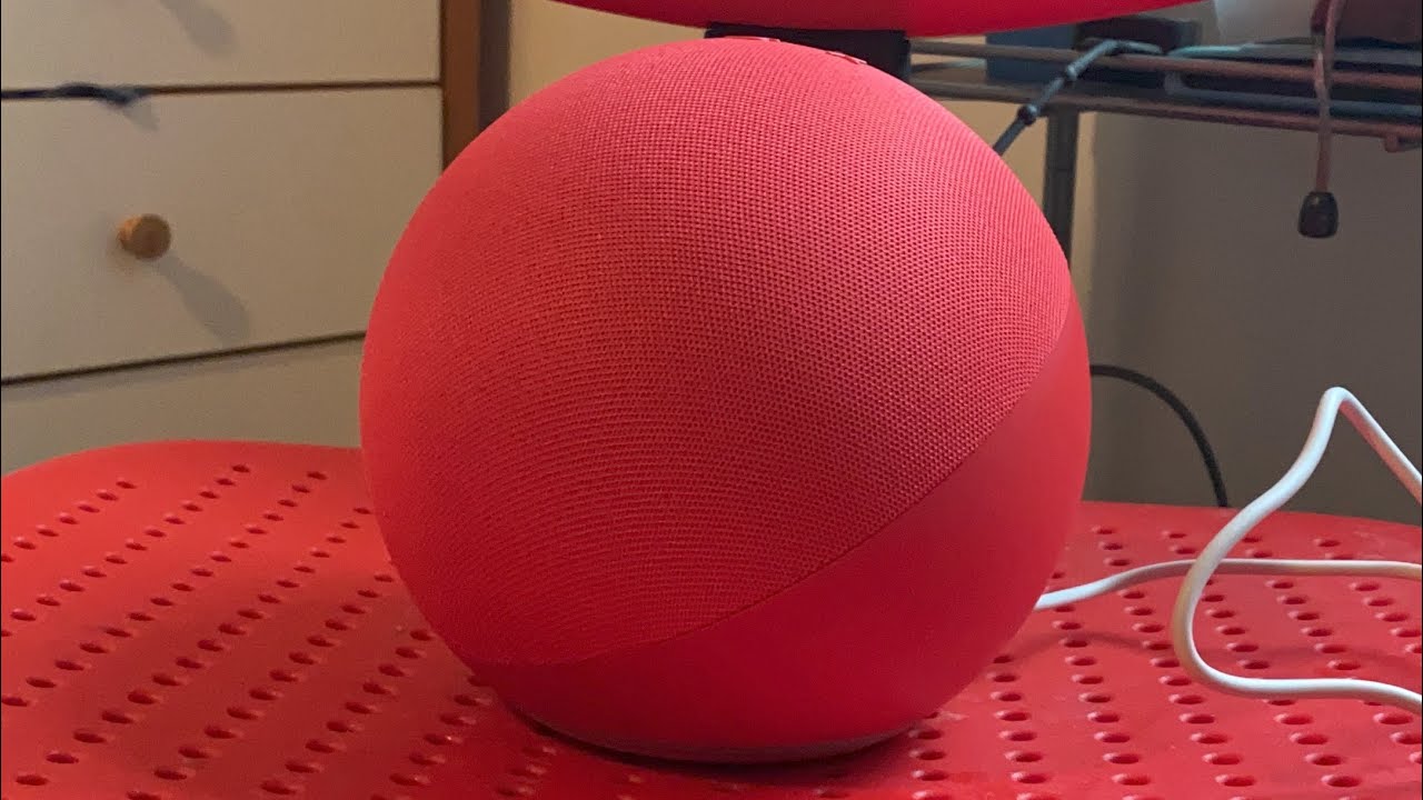 Unboxing of the (PRODUCT)RED™️ Amazon Echo 4th Generation