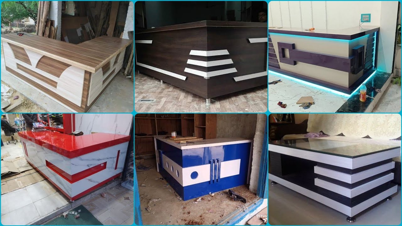 Kirana Shop Counter Design 2025 || Modern Counter Table Design 2025 || Best Reception Table Design