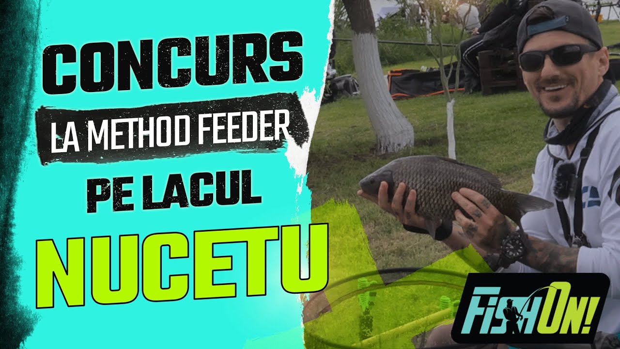 Concurs la method feeder pe lacul Nucetu si cum era sa-mi ia lanseta in ultimul minut.
