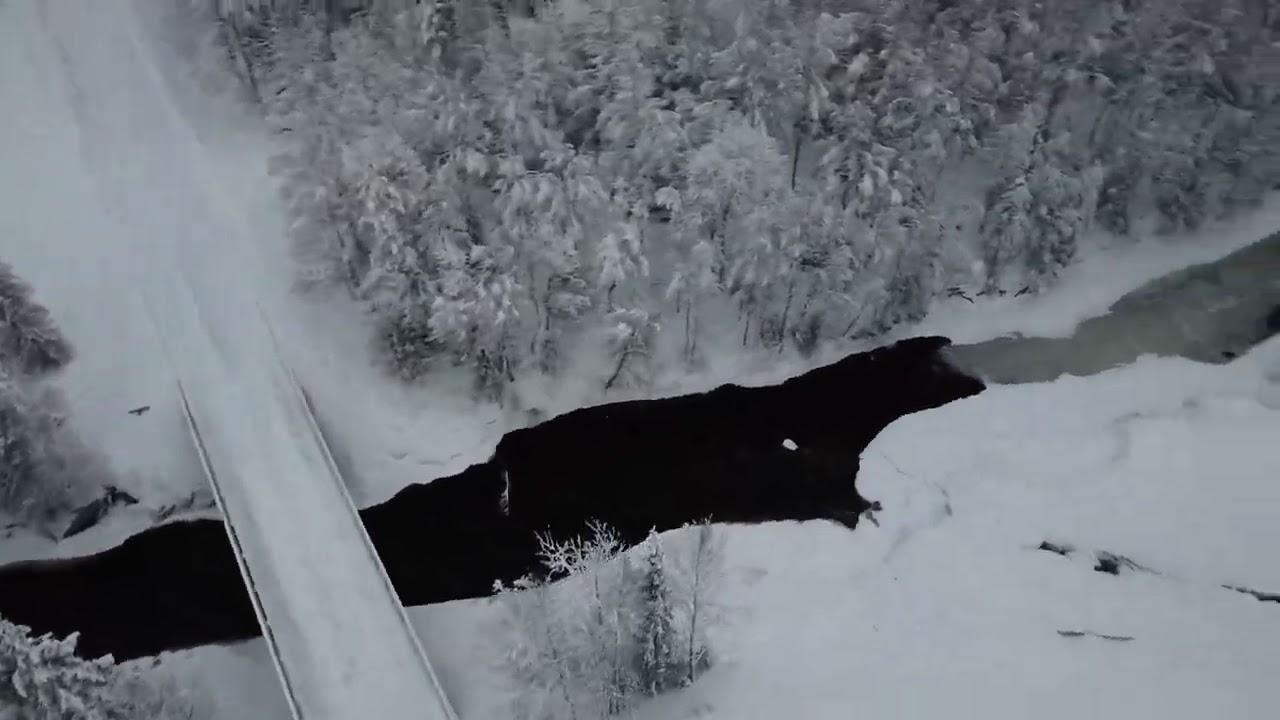 Piilijoki, Kuusinki 18.1.2026. Pakkasjakson jälkeen. 1080i.