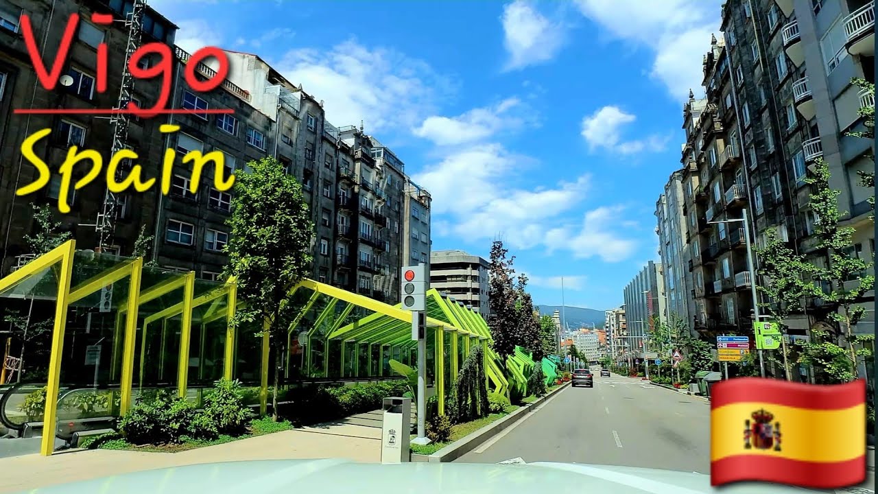 Driving in Vigo Spain