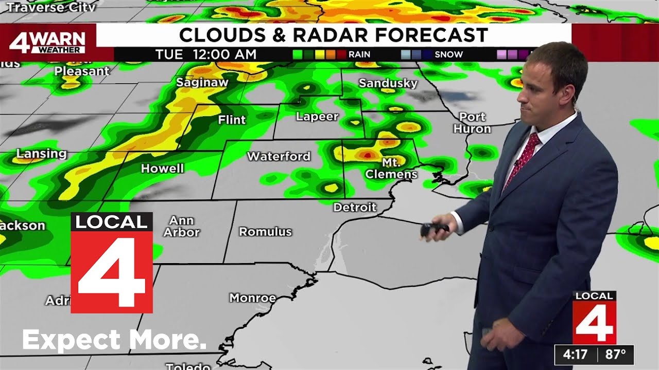 Metro Detroit weather forecast May 20, 2024  -- 4 p.m. Update