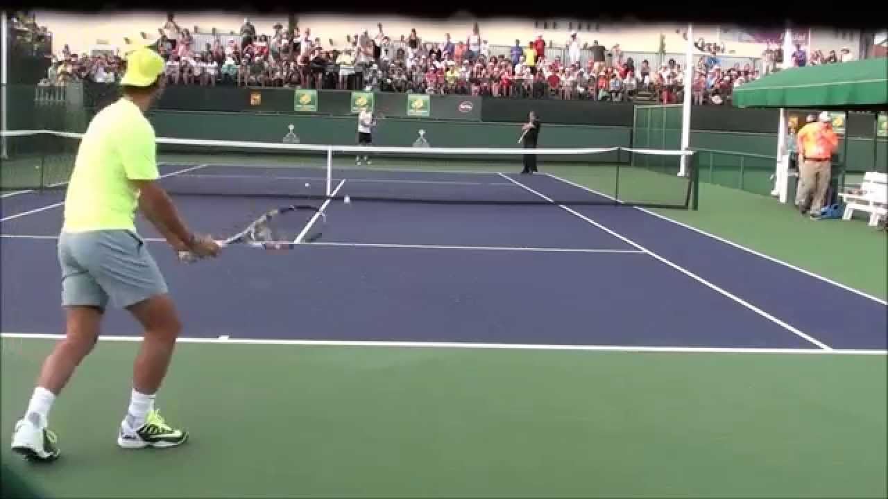 Rafael Nadal - 2015 BNP Paribas Open (Practice Session) - 3.14.15 - Part 1/3
