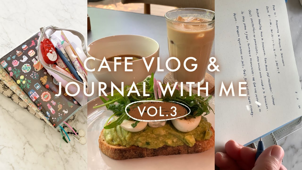 February Recap // Cafe Vlog & Journal with me vol. 3