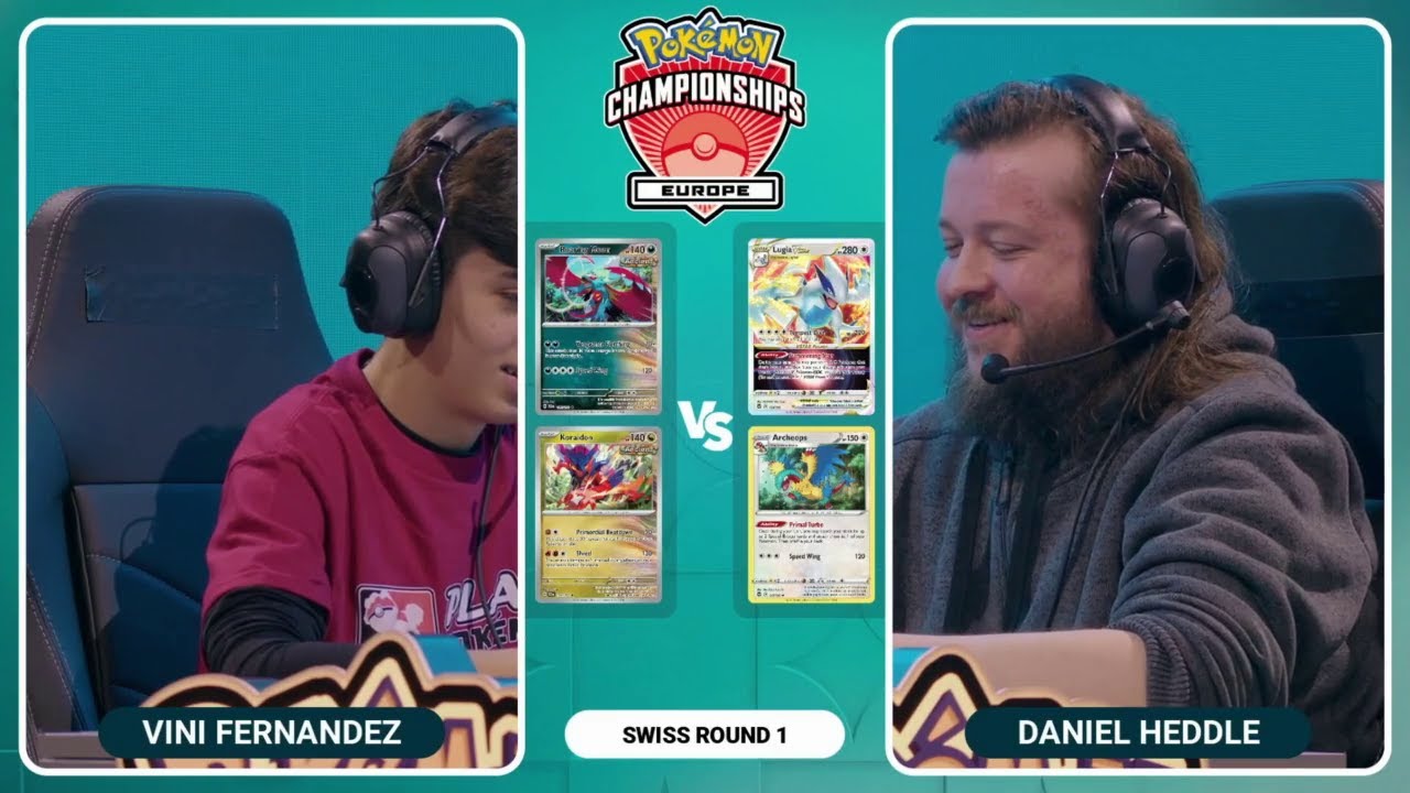 TCG Vini Fernandez Vs Daniel Heddle - 2024 Pokémon Europe International Championships Swiss R1