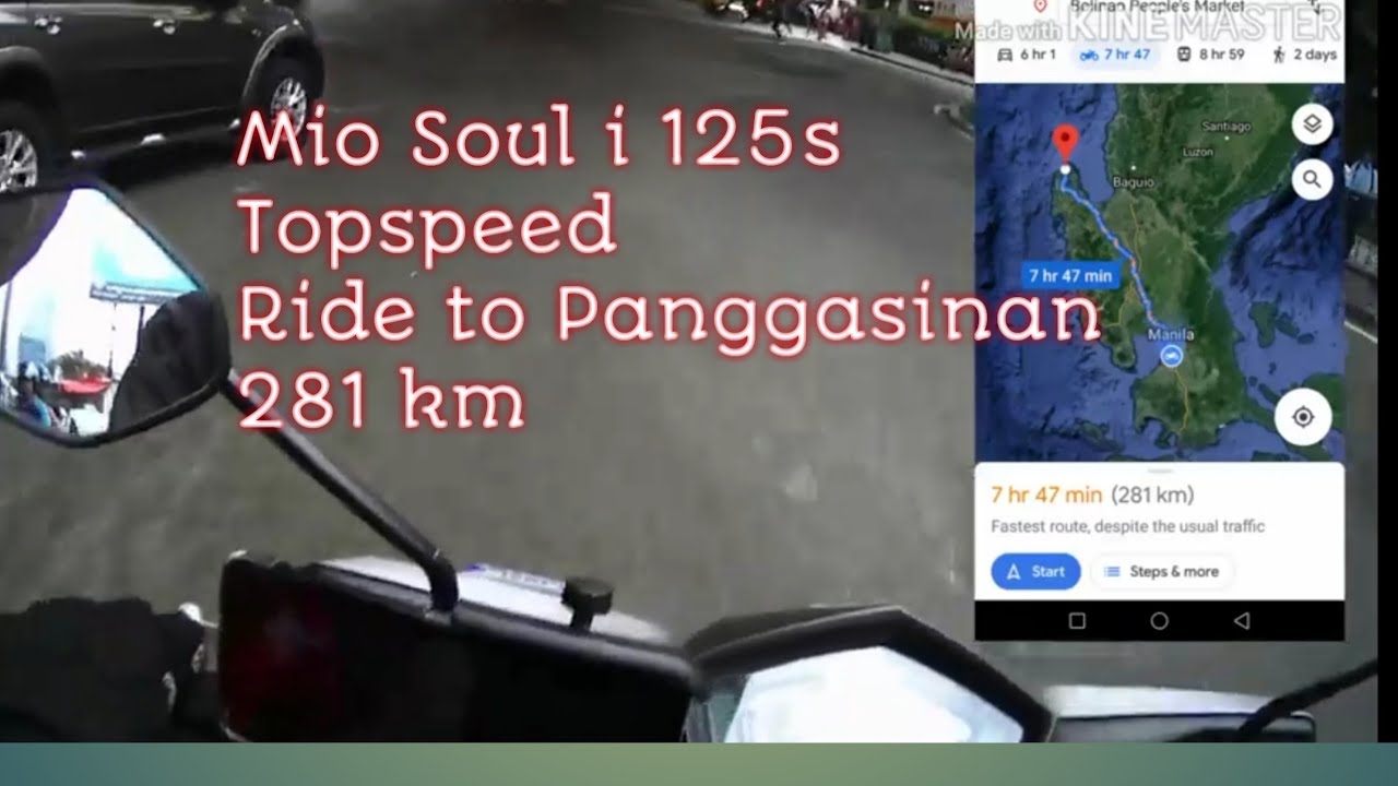 Mio Soul i 125s | Topspeed  |Performance | Episode 3 Ride to panggasinan