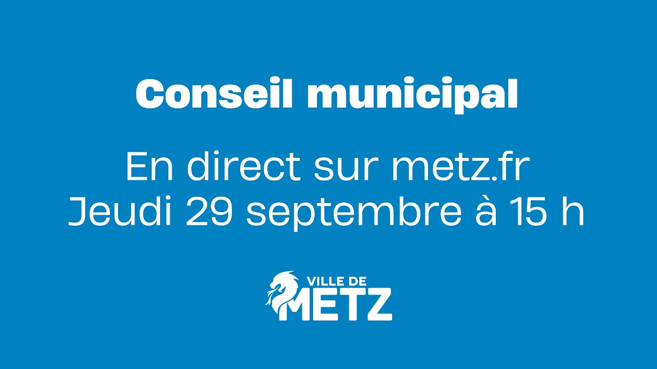 Conseil municipal du jeudi 29 septembre 2022